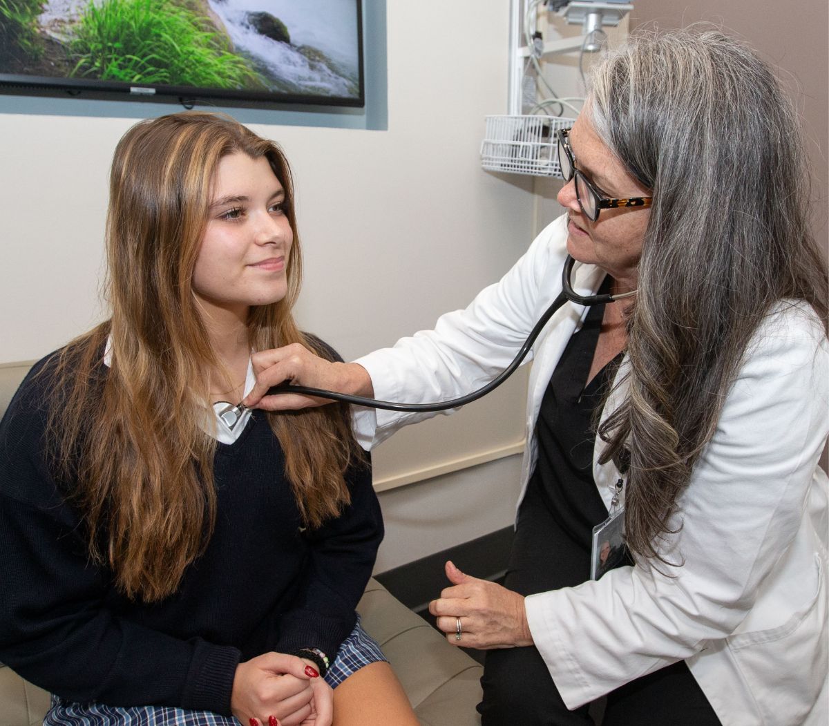 young patient smiling